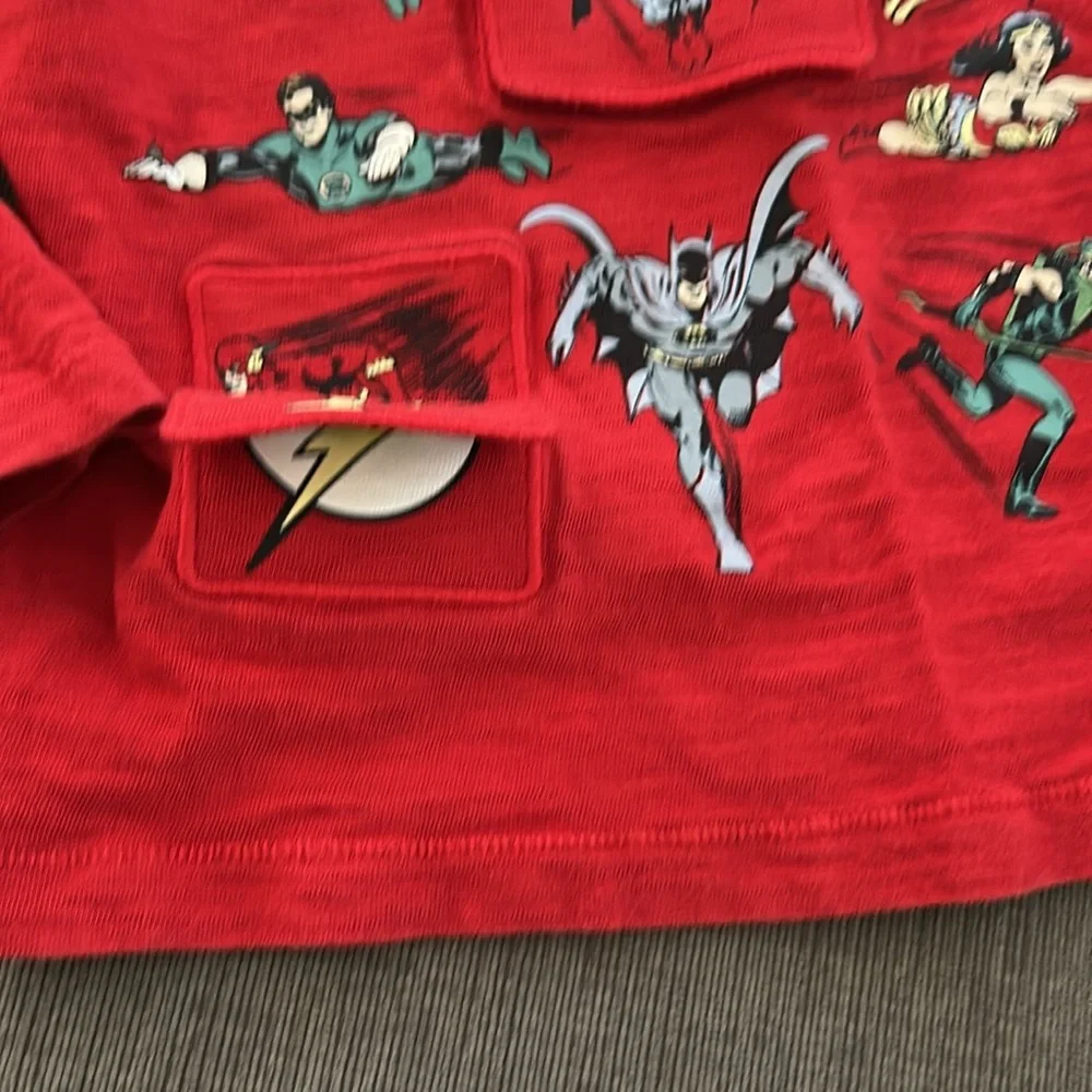 GAP DC Toddler Boy longsleeve Shirt Superman Super Hero Size 4